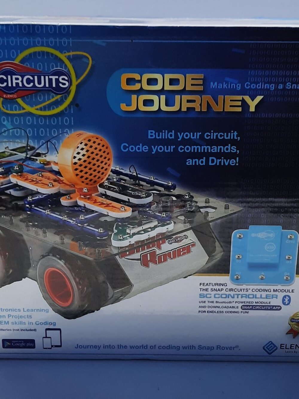 Snap Circuits Code Journey Electronics Educational Coding Kit with Snap Rover - Picture 2 of 8